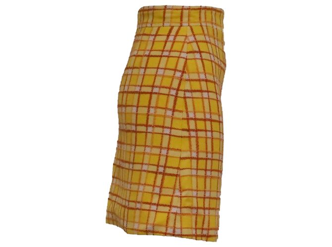 Minifalda Gucci 2020 en lana amarilla Amarillo - vista 2