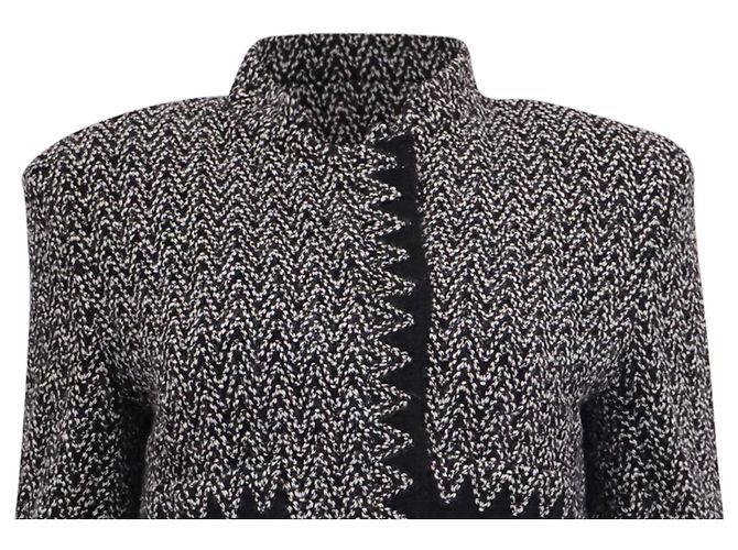 Timeless  Chanel Paris-Cosmopolite Jacket in Black Wool - view 2