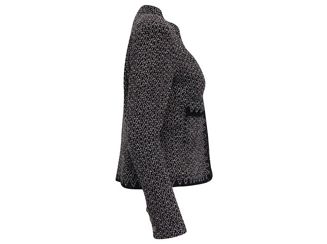 Timeless  Chanel Paris-Cosmopolite Jacket in Black Wool - view 3