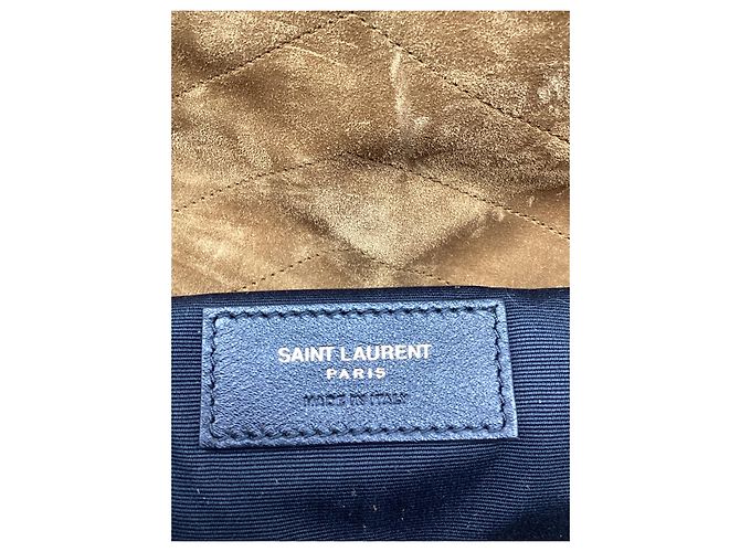 Autre Marque Borsa a secchiello Saint Laurent Niki in camoscio marrone - vista 11