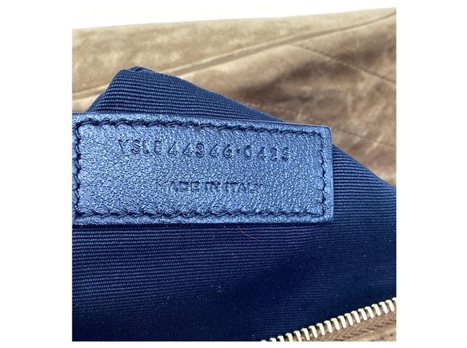 Autre Marque Borsa a secchiello Saint Laurent Niki in camoscio marrone - vista 14