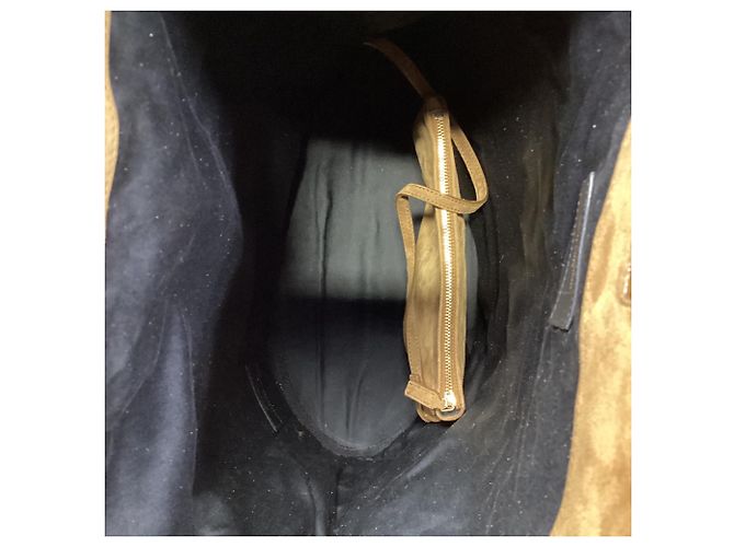 Autre Marque Borsa a secchiello Saint Laurent Niki in camoscio marrone - vista 6