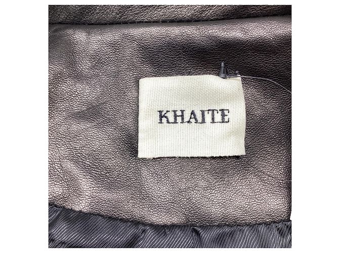 Khaite Shellar Jacke aus schwarzem Leder - Ansicht 6