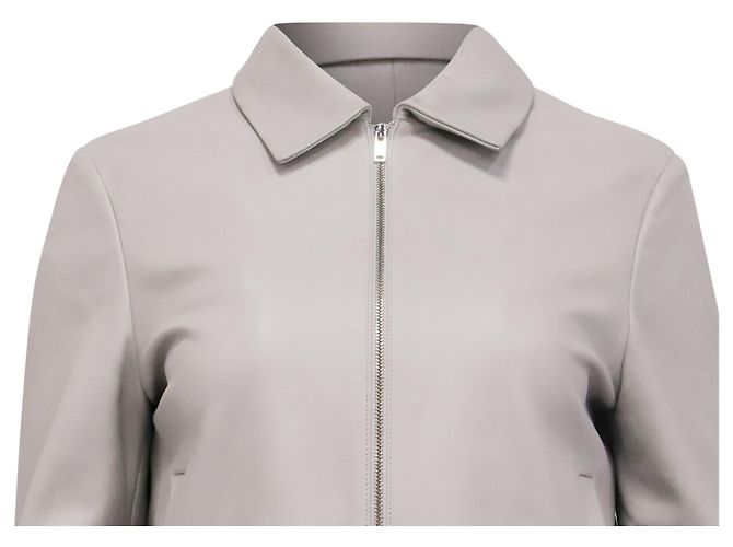 Theory Blouson-Jacke aus grauem Polyester - Ansicht 2