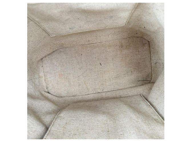 Apc Borsa Tote A.P.C. Hélène in tela di juta beige - vista 7