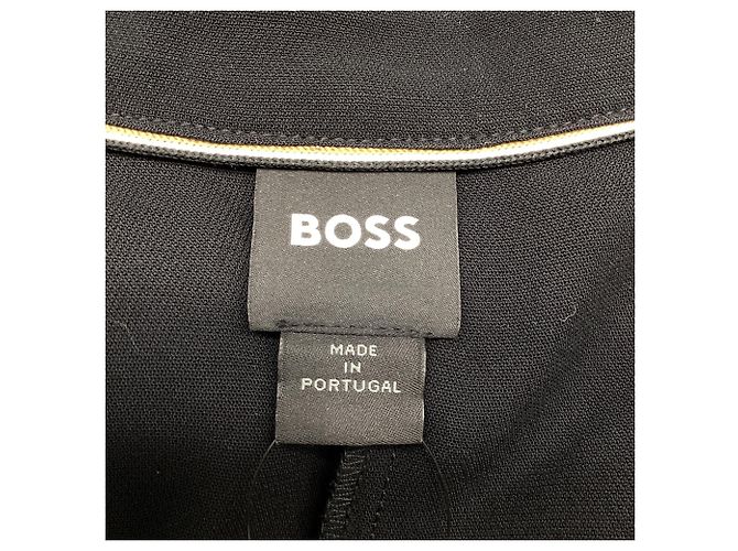 Autre Marque Robe chemise ceinturée Hugo Boss Dibanorah en viscose noire - vue 7
