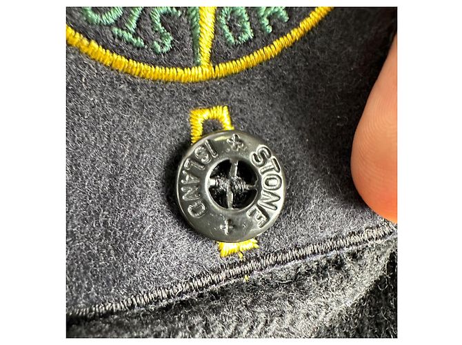 Stone Island Rundhals-Strickpullover aus schwarzer Wolle - Ansicht 7