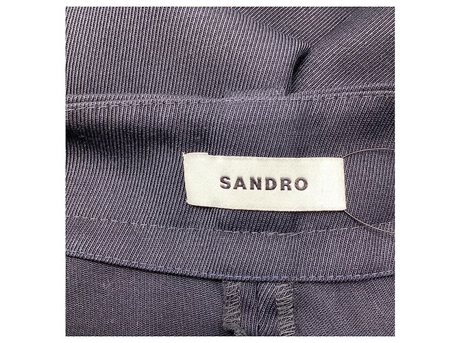 Pantalones Cargo de Twill Sandro en Poliéster Negro - vista 6