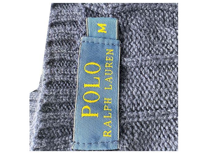 Polo Ralph Lauren Strickpullover mit Zopfmuster aus baumwolle in navy blue Blau Marineblau - Ansicht 5