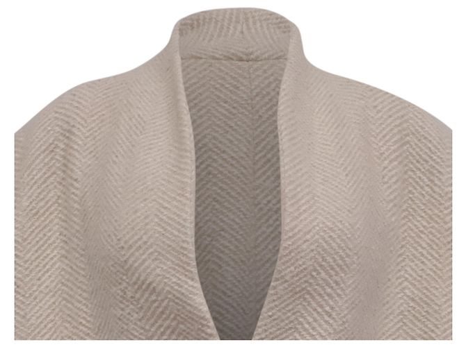 Isabel Marant Étoile Drogo Jacket in Cream Wool White - view 2