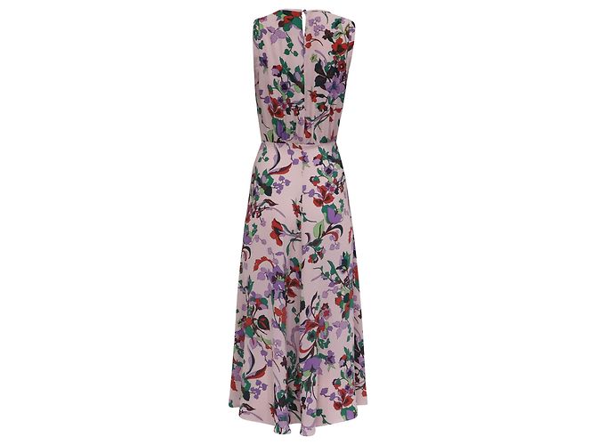 Kate Spade Maxikleid mit Blumenprint aus rosa Polyester - Ansicht 4