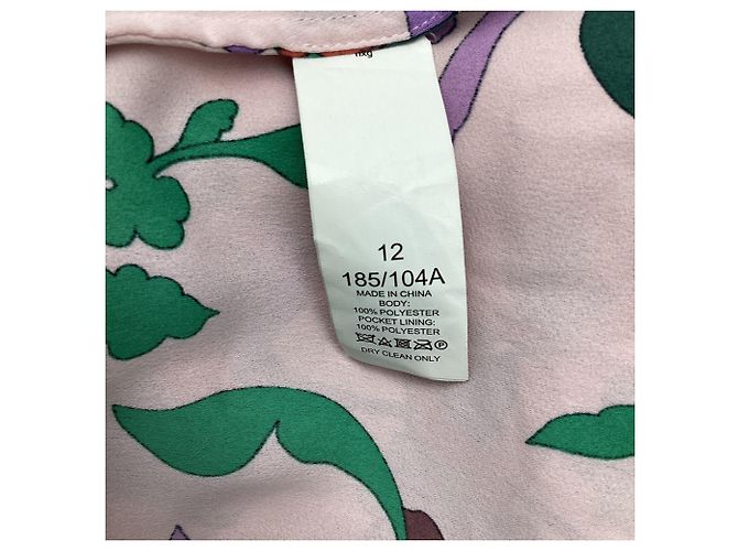 Kate Spade Maxikleid mit Blumenprint aus rosa Polyester - Ansicht 6