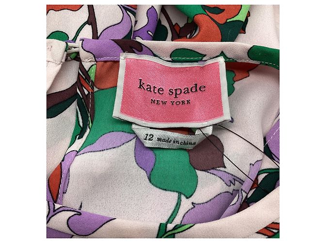 Kate Spade Maxikleid mit Blumenprint aus rosa Polyester - Ansicht 9