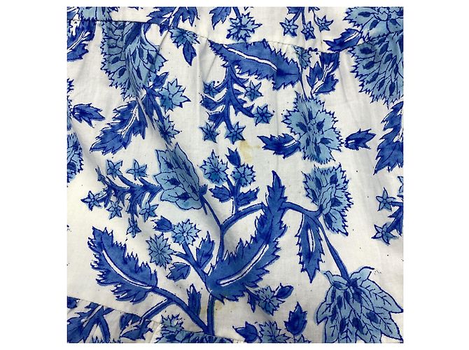 Autre Marque Mini abito Martha da donna Pink City Prints in cotone blu Blu chiaro - vista 9