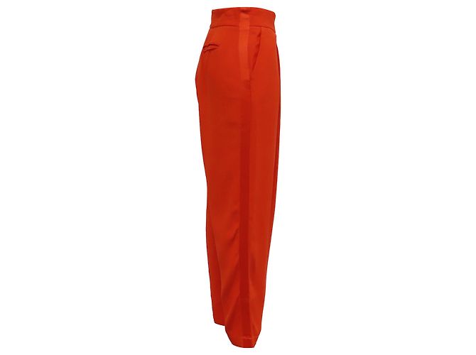 Autre Marque Hugo Boss Hose aus orangefarbenem Acetat Koralle - Ansicht 2