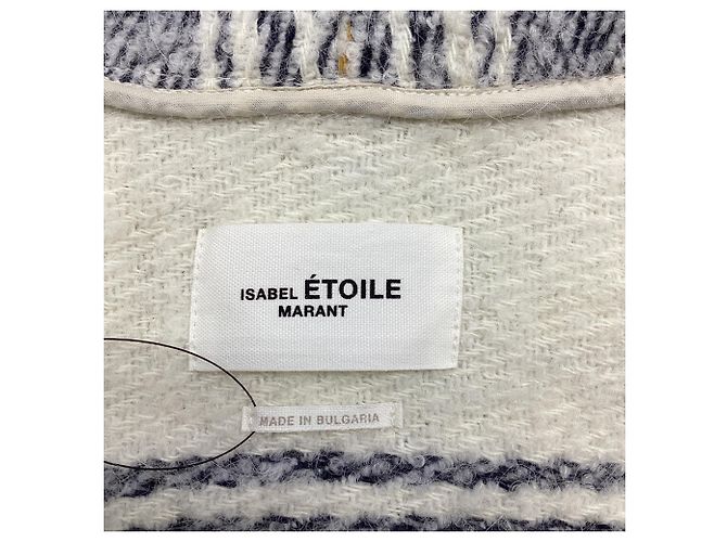 Abrigo Isabel Marant Etoile Faby en acrílico crema Blanco Crudo - vista 5