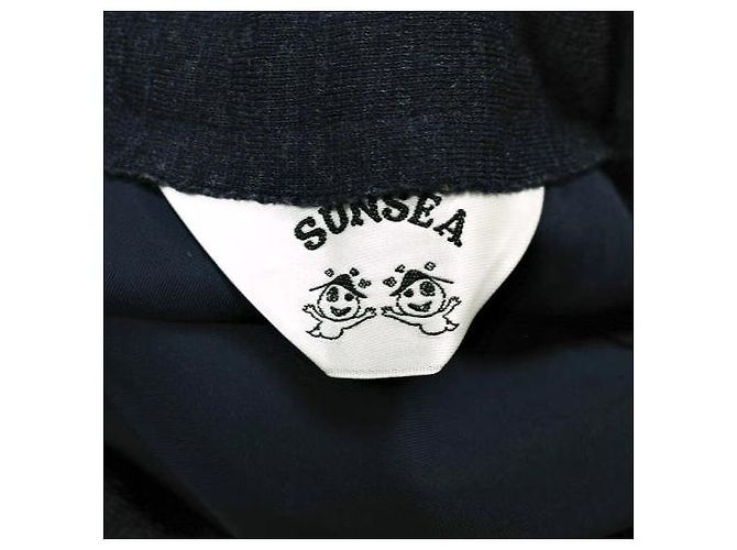 Autre Marque SUNSEA Micro Thermal Knit Wool Pants Blue Navy blue - view 4