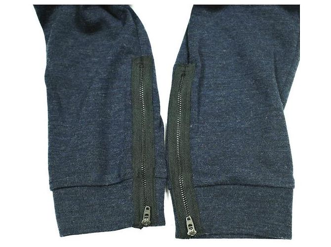 Autre Marque SUNSEA Micro Thermal Knit Wool Pants Blue Navy blue - view 7