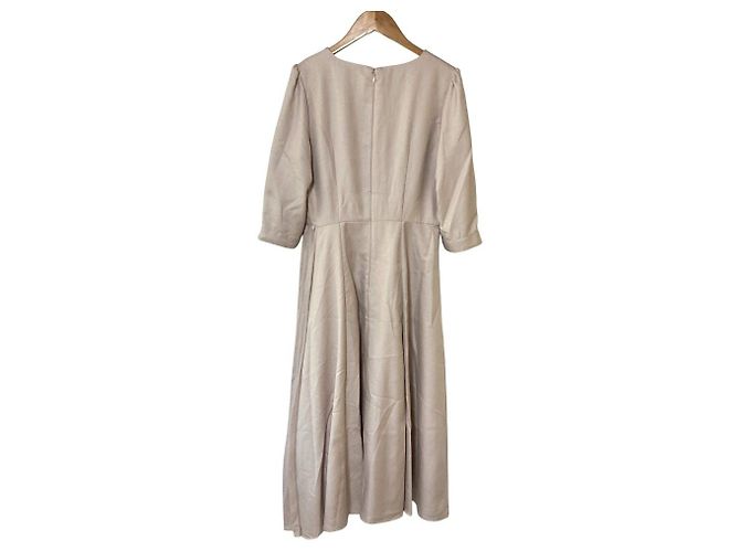 Autre Marque Abito plissé Rirandture Rosa Beige - vista 2