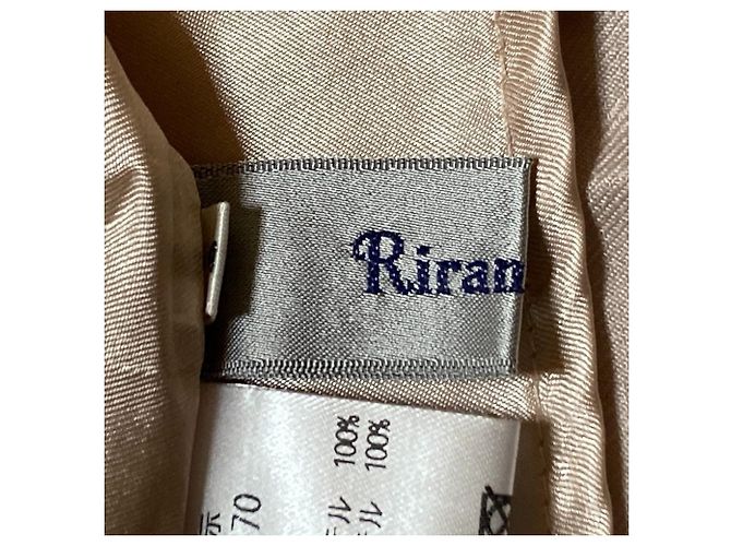 Autre Marque Abito plissé Rirandture Rosa Beige - vista 5