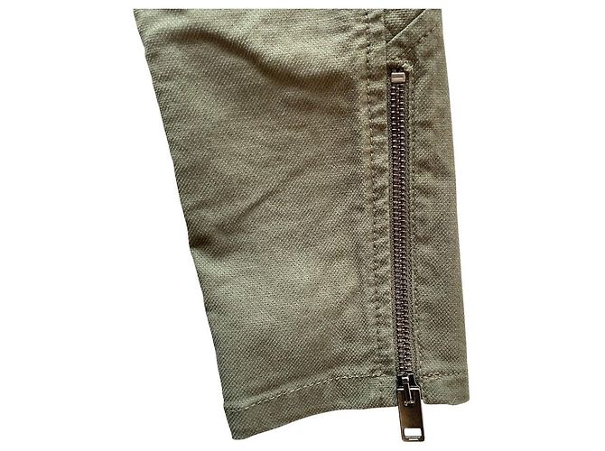 Autre Marque Pantaloni Diesel Stretch Biker Pants Verde - vista 6