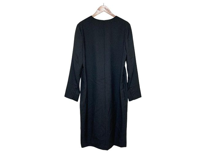 Autre Marque Vestido de manga larga de lana nooy - vista 2