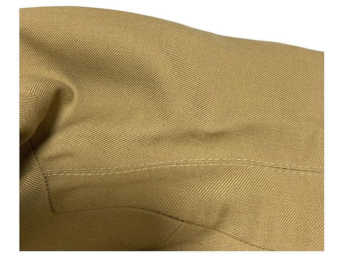 Loewe Bimaterial Long Coat Beige - view 11