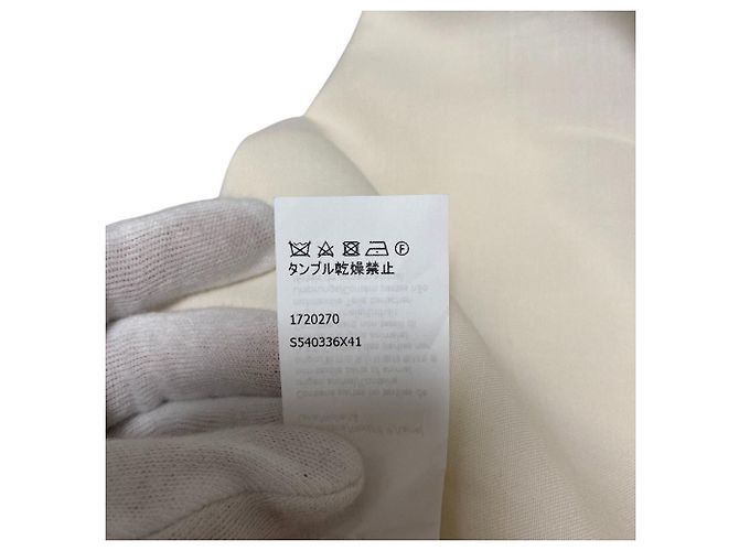 Loewe Bimaterial Long Coat Beige - view 9