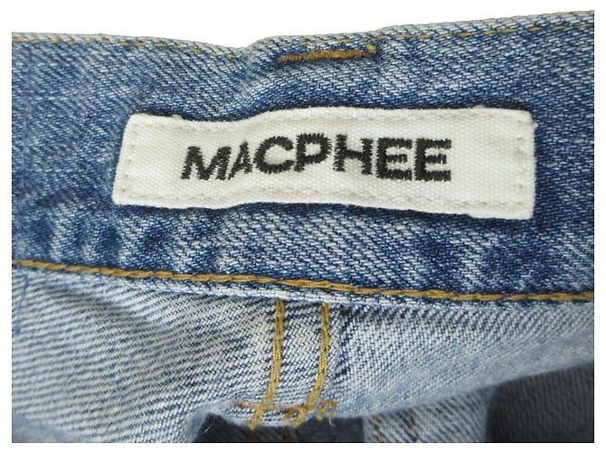 Autre Marque MACPHEE Denim Wide Pants Blau - Ansicht 3
