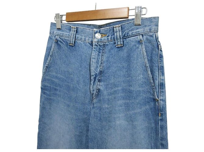 Autre Marque MACPHEE Denim Wide Pants Blau - Ansicht 4