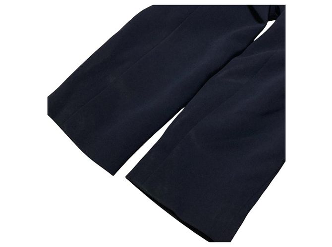 Theory CLASSIC CREPE Collarless Jacket Blue Navy blue - view 11
