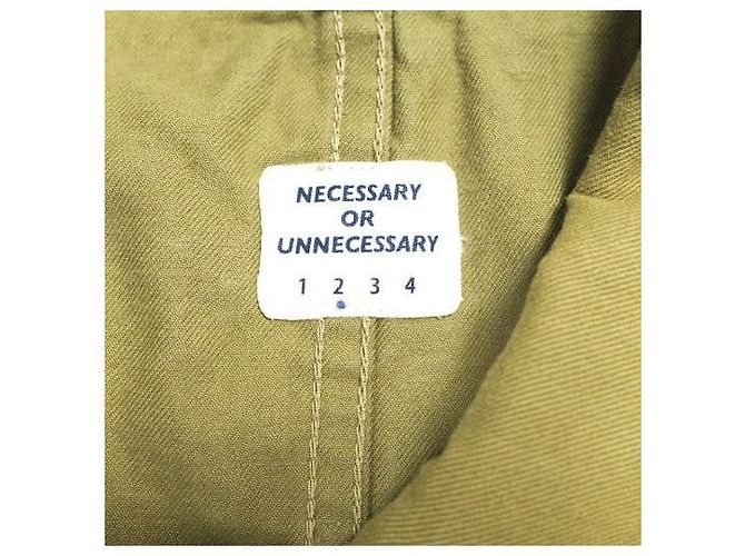 Autre Marque Necessary or unnecessary FIRE COAT Cotton Coat Beige - view 4