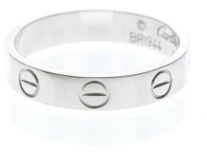 Cartier Love Band 18K White Gold Argento - vista 3
