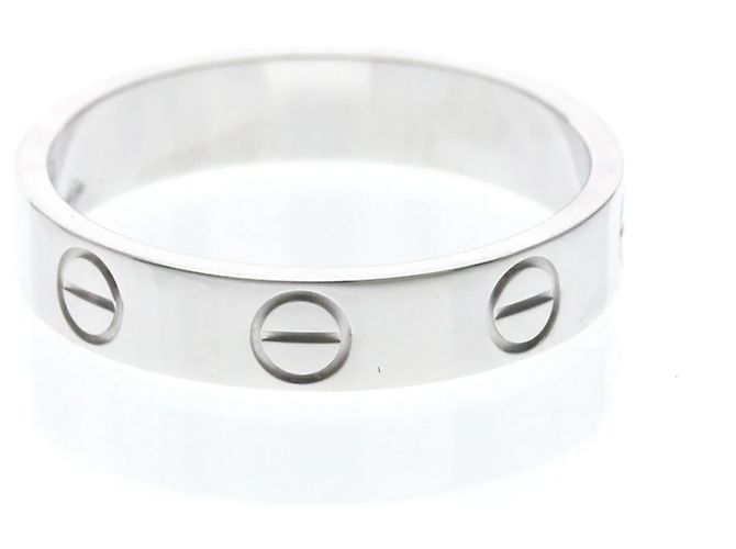 Cartier Love Band 18K White Gold Argento - vista 4