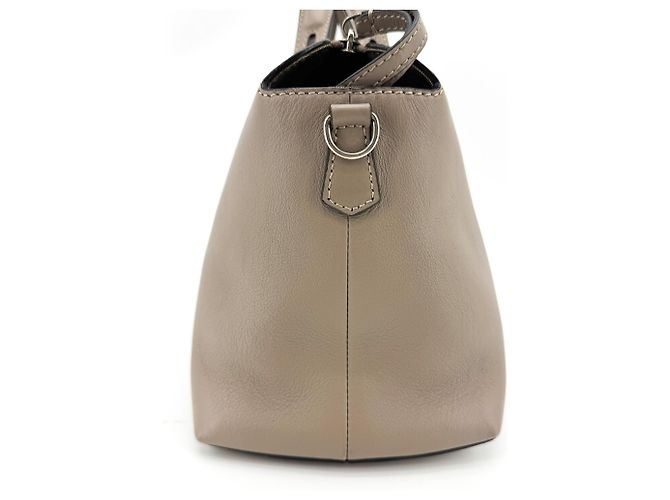 Fendi By The Way Satchel aus Kalbsleder Medium Beige - Ansicht 4