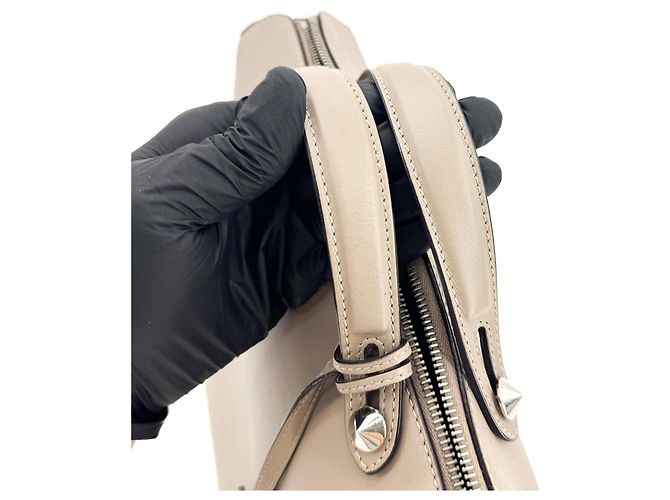 Fendi By The Way Satchel aus Kalbsleder Medium Beige - Ansicht 7