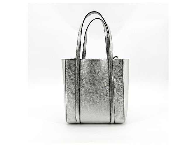 Balenciaga Everyday Patent XXS Plata - vista 2