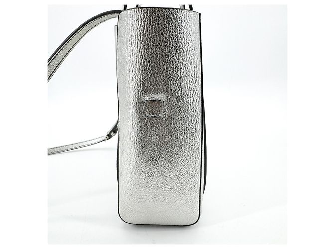 Balenciaga Everyday Patent XXS Plata - vista 3