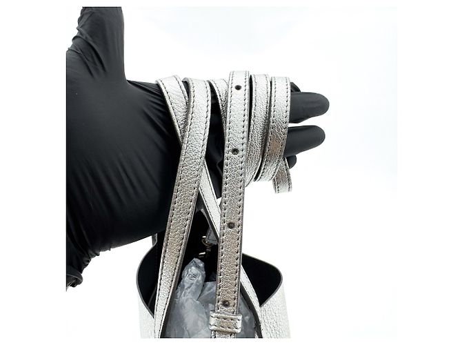 Balenciaga Everyday Patent XXS Plata - vista 6
