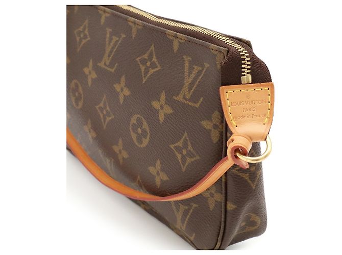 Bolso Louis Vuitton Monogram Pochette Accessoires Castaño - vista 7
