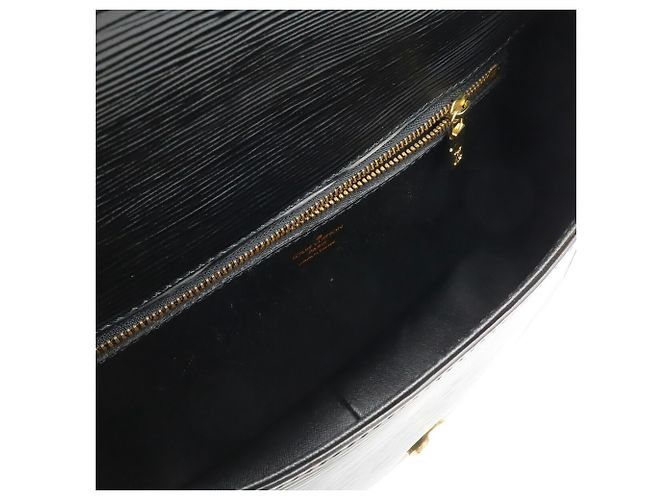 Louis Vuitton Epi Saint Cloud Schultertasche Schwarz - Ansicht 6