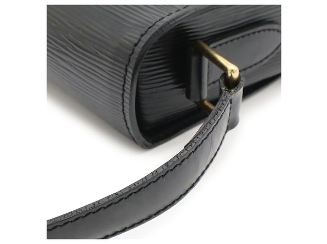 Louis Vuitton Epi Saint Cloud Schultertasche Schwarz - Ansicht 9