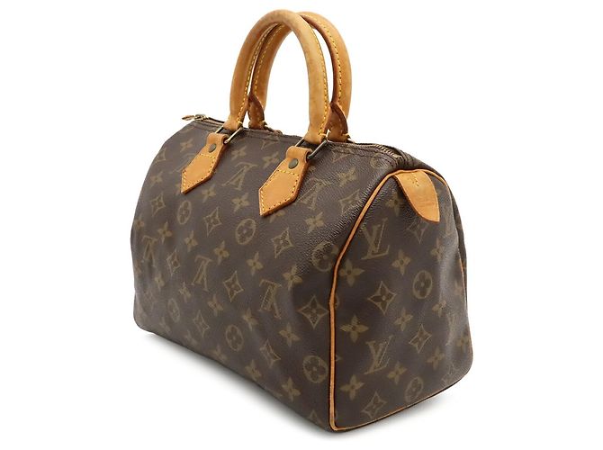 Bolsa Louis Vuitton Monogram Speedy 25 Marrom - vista 3