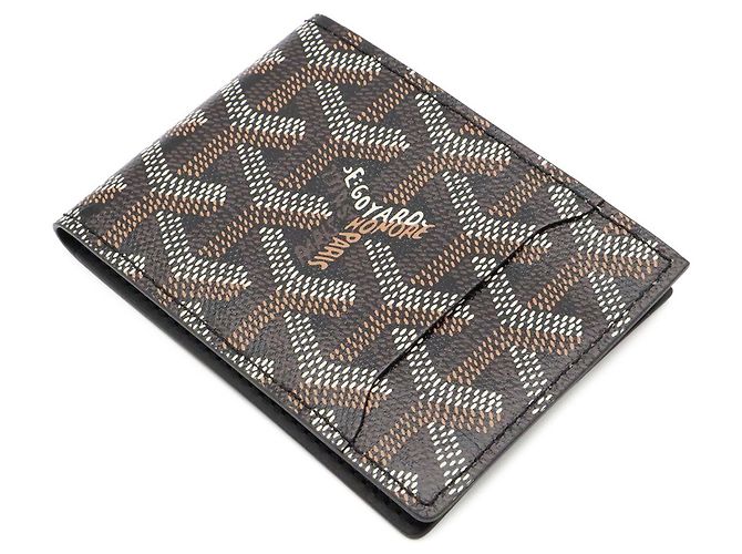 Goyard Victoire Insert Kartenetui Braun Schwarz Weiß - Ansicht 3