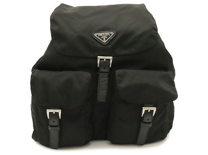 Sac à dos Prada Triangle en Black Noir - vue 2