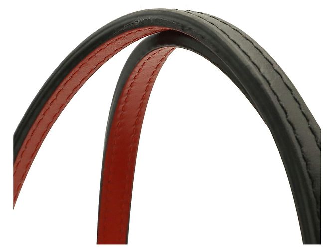 Christian Louboutin Borsa Tote CABATA / Borsa a Tracolla Nero Rosso - vista 6