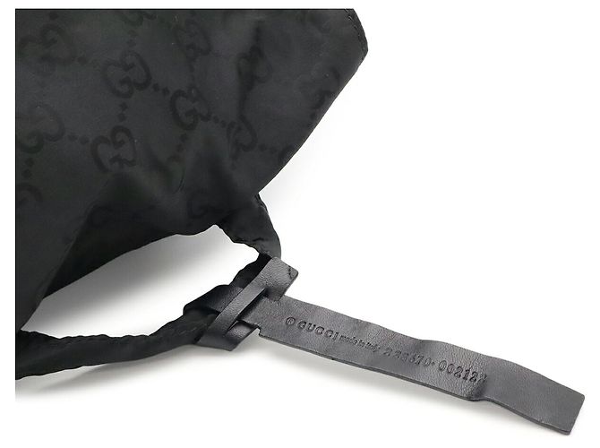 Mochila Gucci GG Nylon Negro - vista 5
