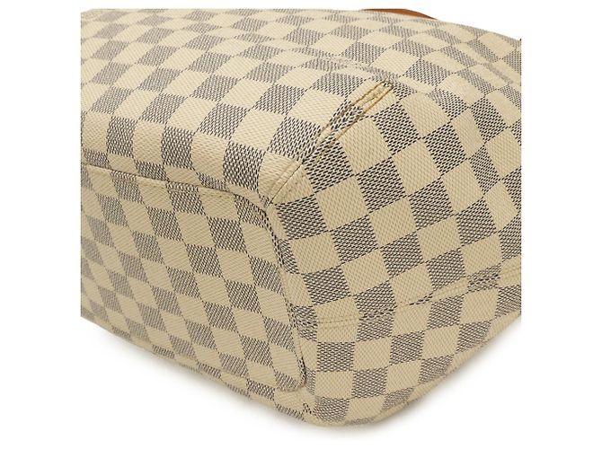 Borsa Tote Louis Vuitton Damier Azur Salina PM Crudo - vista 4