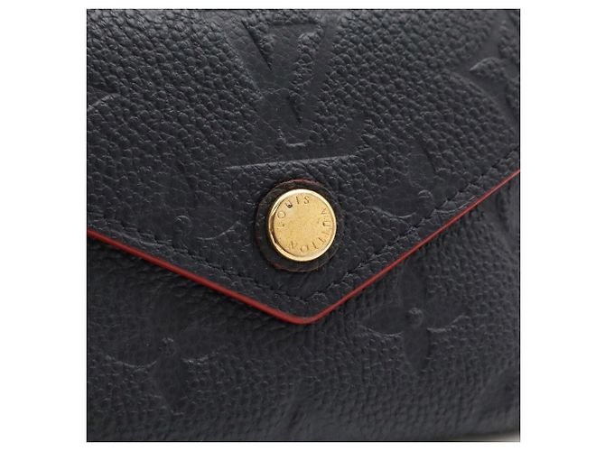 Louis Vuitton Monogram Empreinte Tri-fold Geldbörse Rot - Ansicht 5
