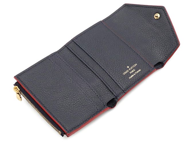 Louis Vuitton Monogram Empreinte Tri-fold Geldbörse Rot - Ansicht 6